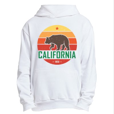 California Retro Circle Urban Pullover Hoodie