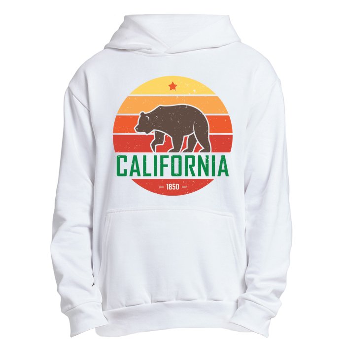 California Retro Circle Urban Pullover Hoodie