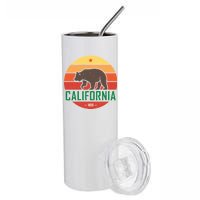 California Retro Circle Stainless Steel Tumbler