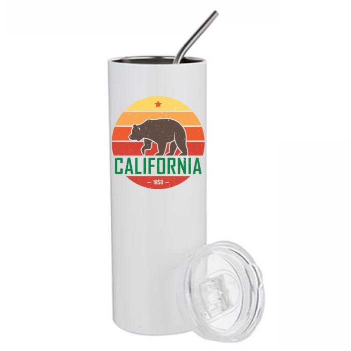 California Retro Circle Stainless Steel Tumbler