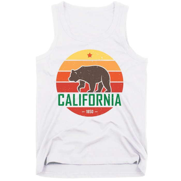 California Retro Circle Tank Top