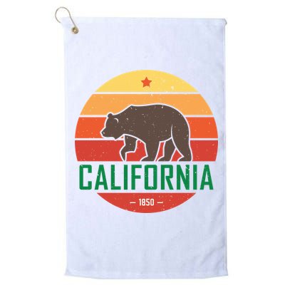 California Retro Circle Golf Towel
