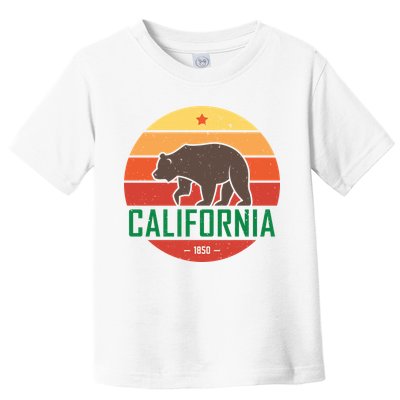California Retro Circle Toddler T-Shirt