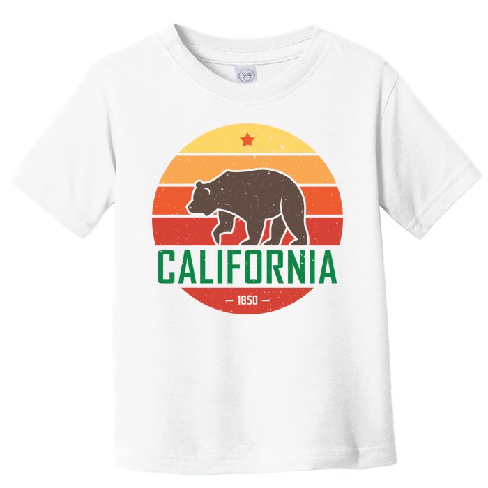 California Retro Circle Toddler T-Shirt