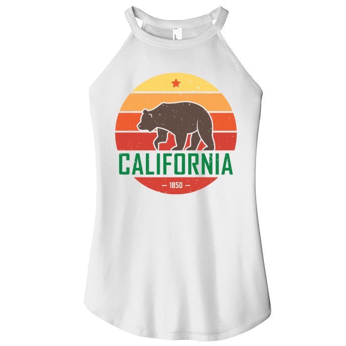 California Retro Circle Women's Perfect Tri Rocker Tank