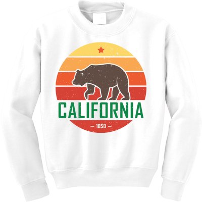 California Retro Circle Kids Sweatshirt