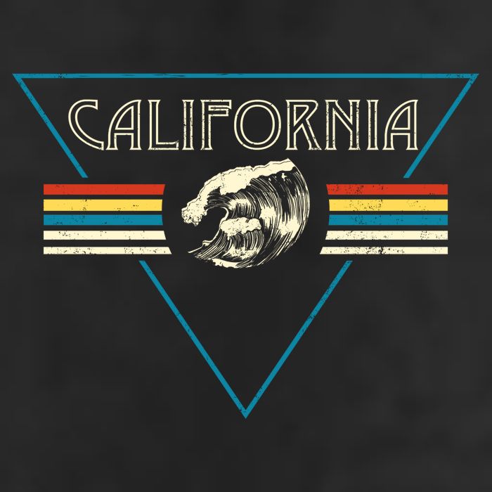 California Retro Vibe Cool Comfort Performance Bucket Hat