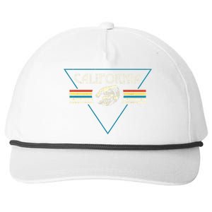 California Retro Vibe Snapback Five-Panel Rope Hat