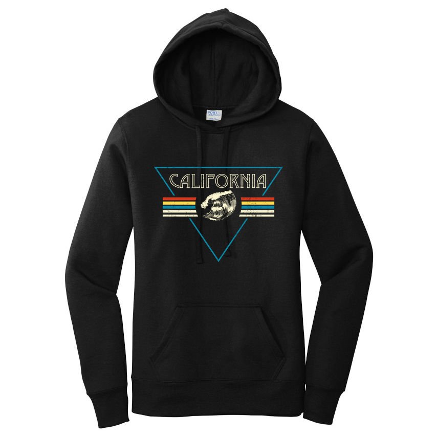 California Retro Vibe Women's Pullover Hoodie