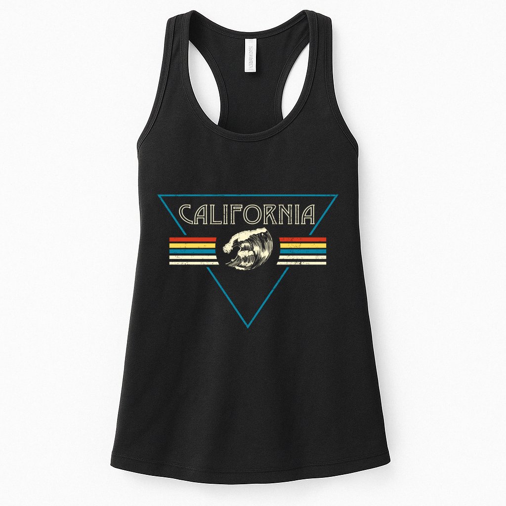 California Retro Vibe Womens Tank Top