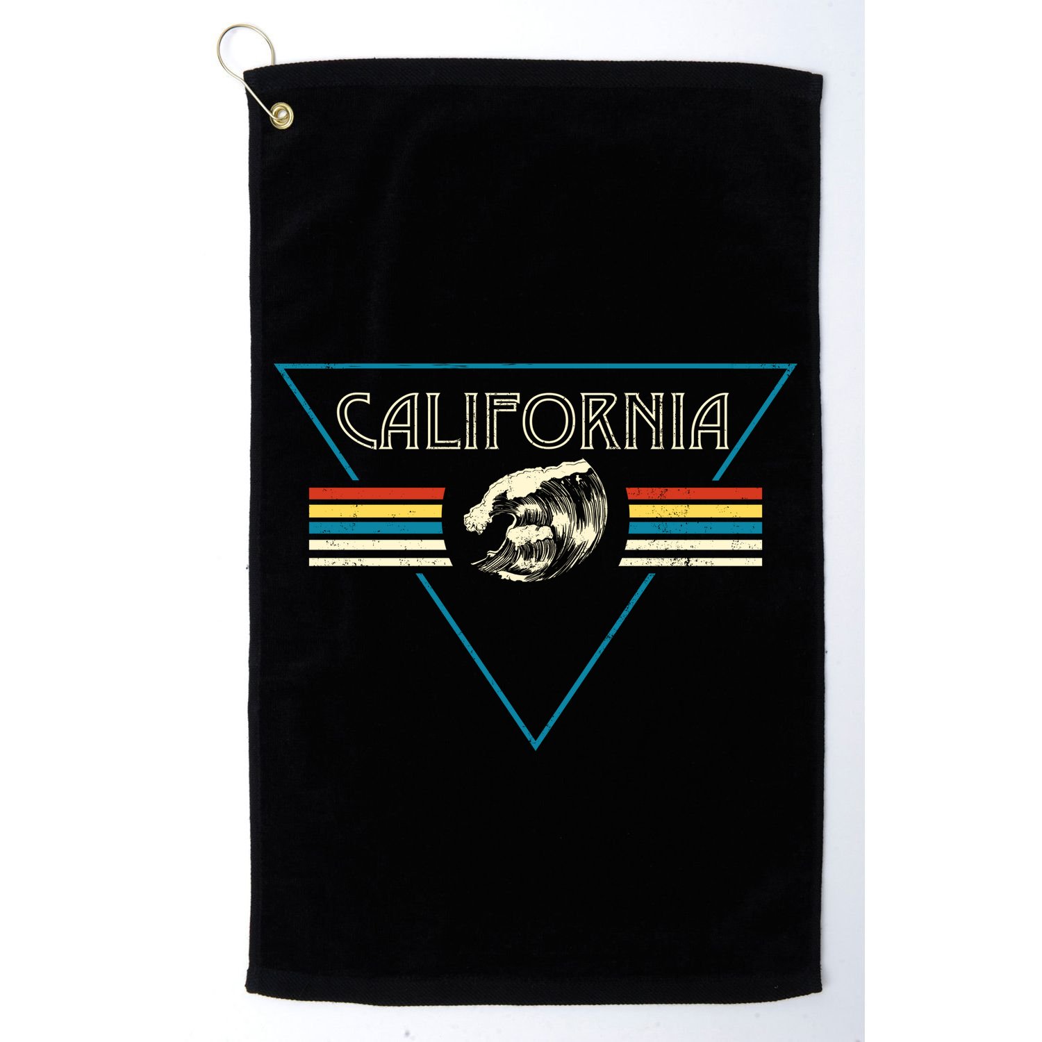 California Retro Vibe Golf Towel