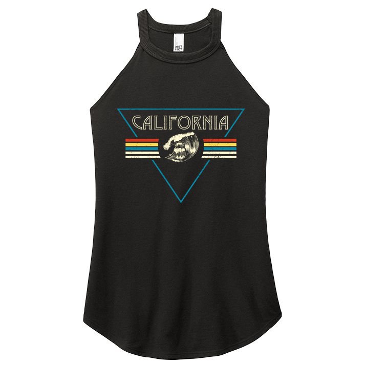 California Retro Vibe Women's Perfect Tri Rocker Tank