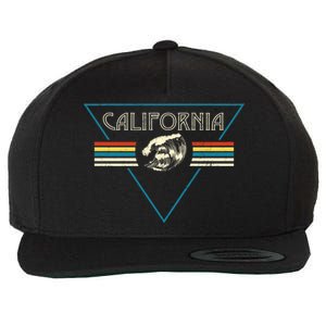 California Retro Vibe Wool Snapback Cap