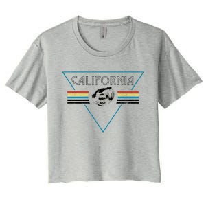 California Retro Vibe Women's Crop Top Tee