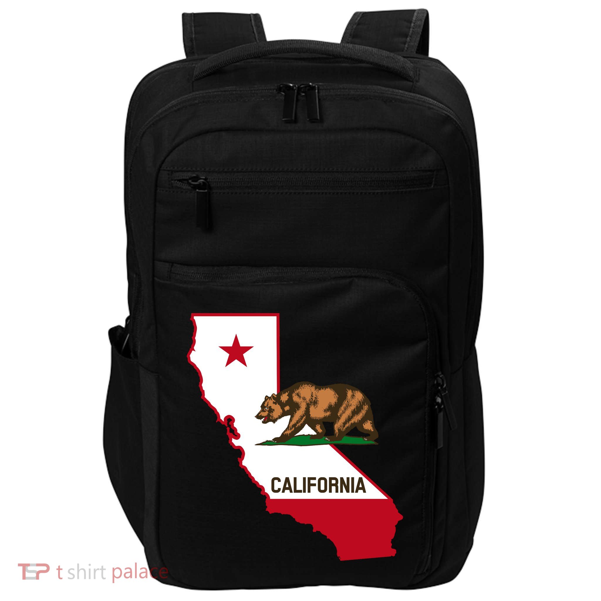 California State Bear Flag Impact Tech Backpack