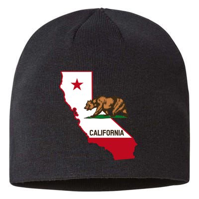 California State Bear Flag Sustainable Beanie