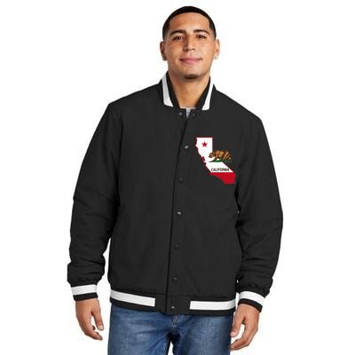 California State Bear Flag Insulated Varsity Jacket