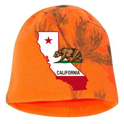 California State Bear Flag Kati - Camo Knit Beanie