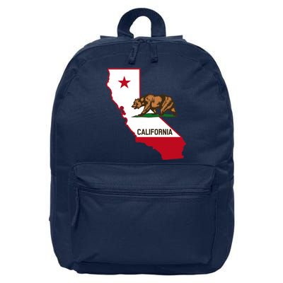 California State Bear Flag 16 in Basic Backpack