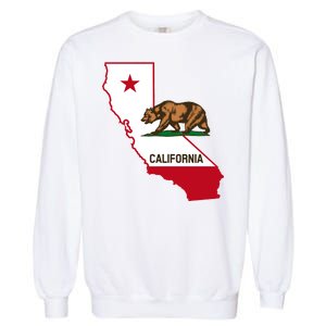 California State Bear Flag Garment-Dyed Sweatshirt