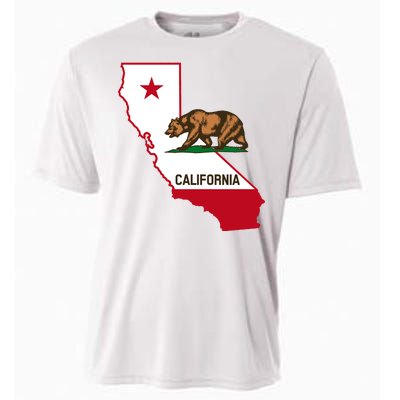 California State Bear Flag Cooling Performance Crew T-Shirt