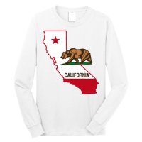 California State Bear Flag Long Sleeve Shirt