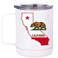 California State Bear Flag 12 oz Stainless Steel Tumbler Cup