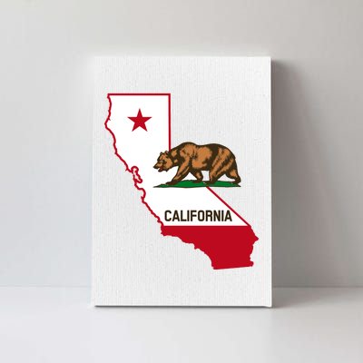 California State Bear Flag Canvas