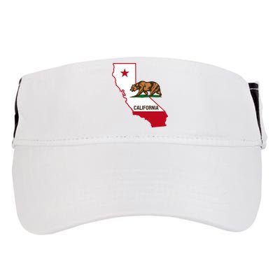 California State Bear Flag Adult Drive Performance Visor