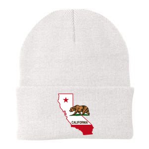 California State Bear Flag Knit Cap Winter Beanie