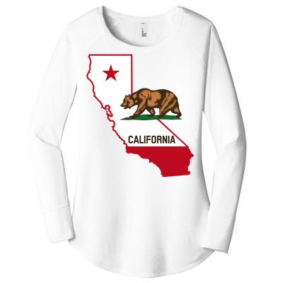 California State Bear Flag Women's Perfect Tri Tunic Long Sleeve Shirt