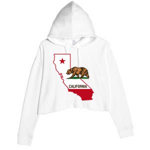 California State Bear Flag Crop Fleece Hoodie