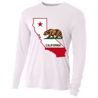 California State Bear Flag Cooling Performance Long Sleeve Crew