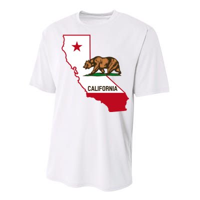 California State Bear Flag Performance Sprint T-Shirt