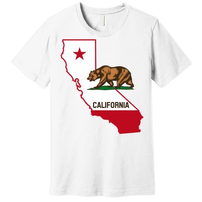 California State Bear Flag Premium T-Shirt