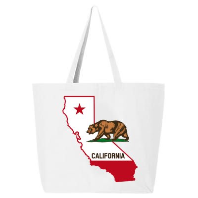 California State Bear Flag 25L Jumbo Tote