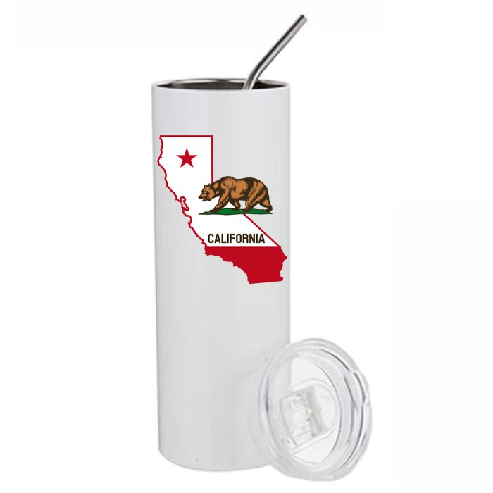 California State Bear Flag Stainless Steel Tumbler