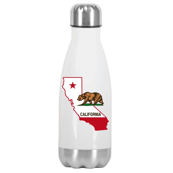 California State Bear Flag Stainless Steel Insulated Water Bottle