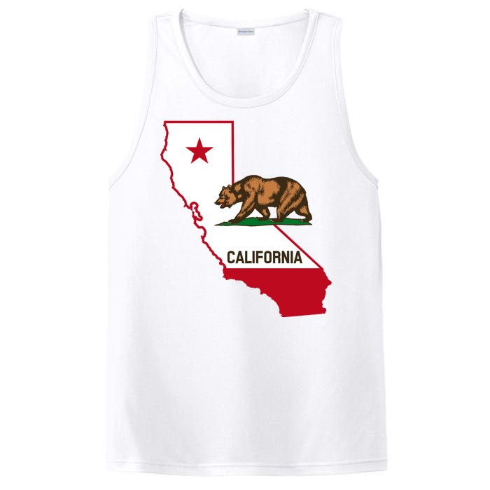 California State Bear Flag PosiCharge Competitor Tank