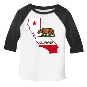 California State Bear Flag Toddler Fine Jersey T-Shirt