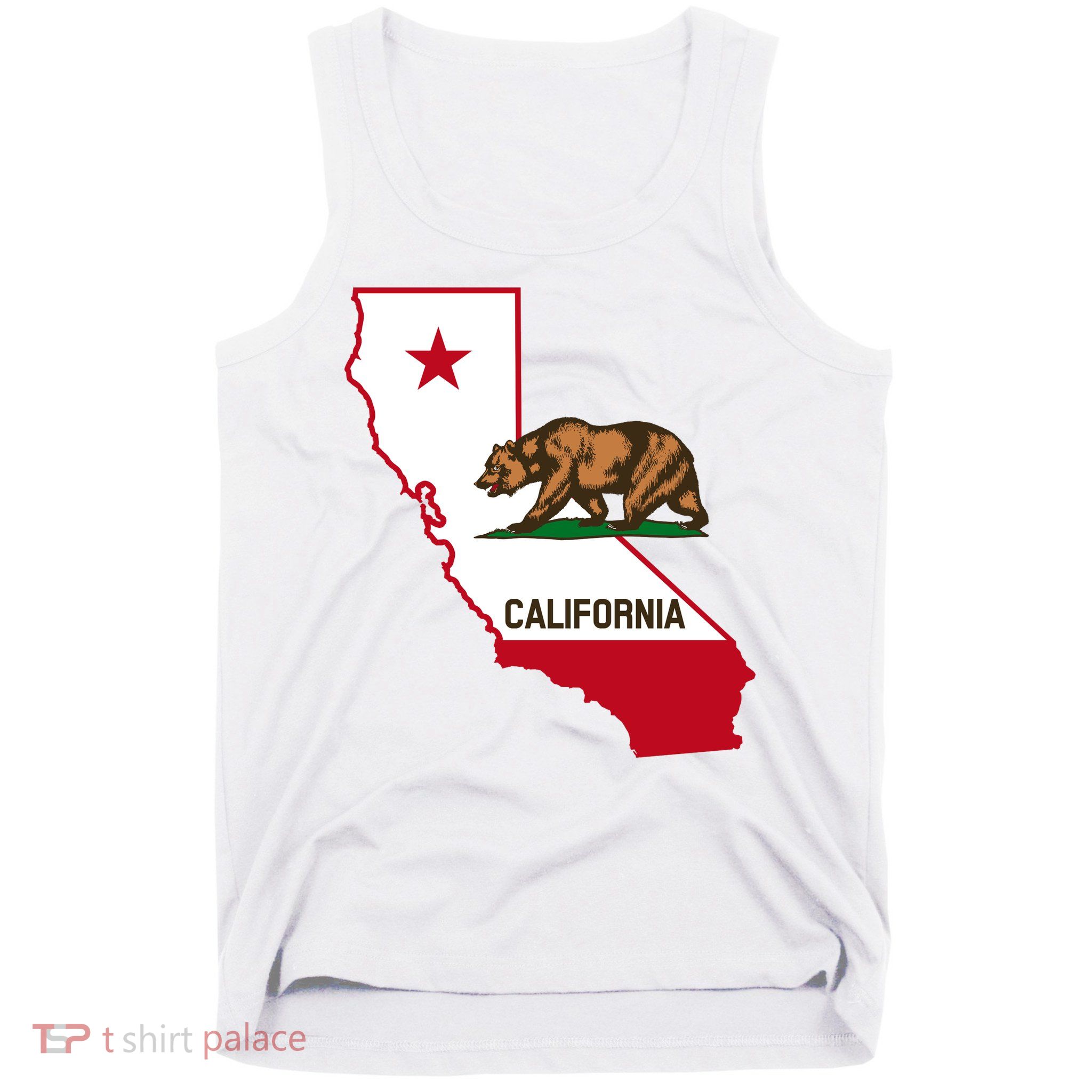 California State Bear Flag Tank Top