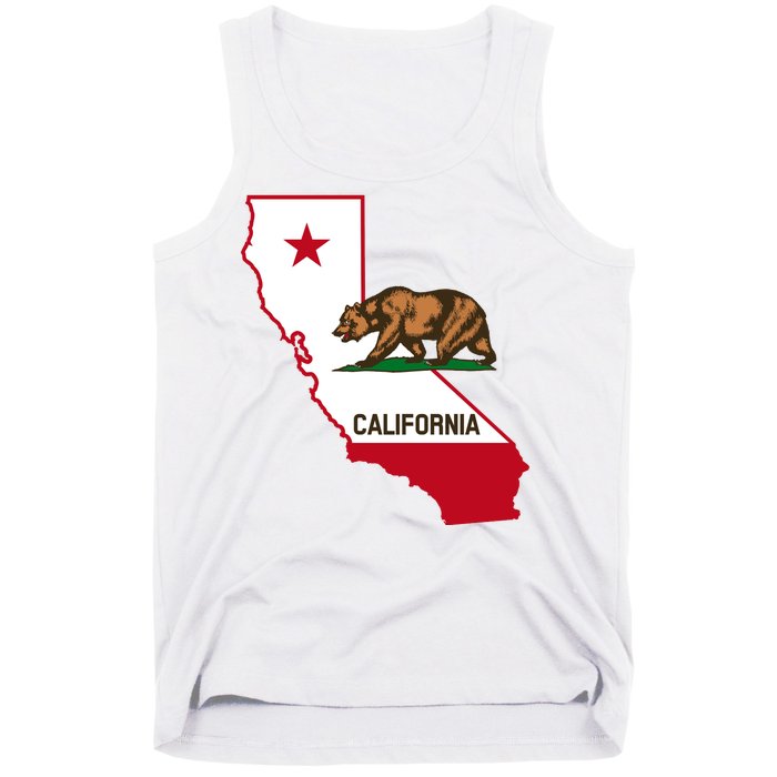 California State Bear Flag Tank Top