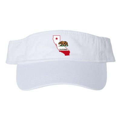 California State Bear Flag Valucap Bio-Washed Visor