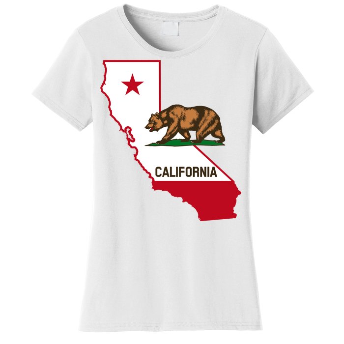 California State Bear Flag Women's T-Shirt