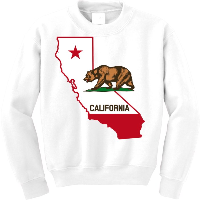 California State Bear Flag Kids Sweatshirt