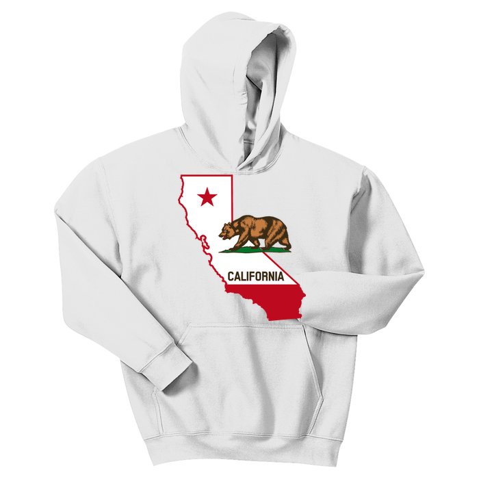 California State Bear Flag Kids Hoodie