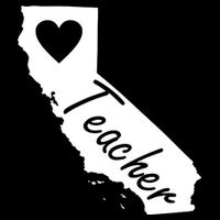 California State Teacher Red For Ed City Backpack