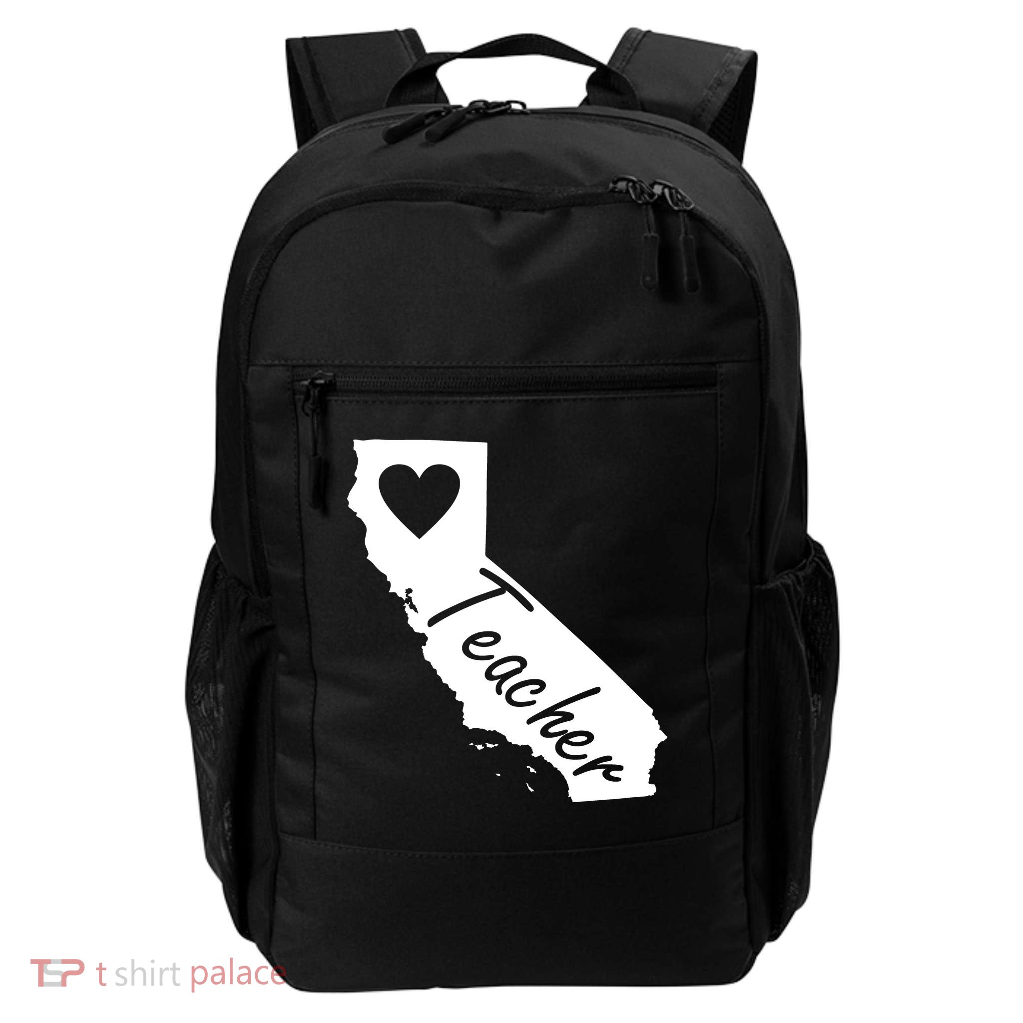 California State Teacher Red For Ed Backpack