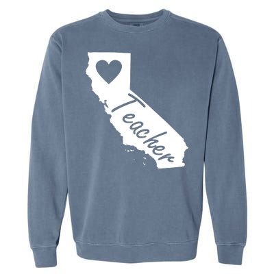 California State Teacher Red For Ed Garment-Dyed Sweatshirt