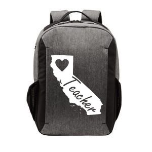 California State Teacher Red For Ed Vector Backpack